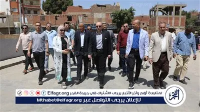 محافظ بني سويف يتفقد أعمال مشروع كوبري أشمنت الجديد على ترعة الإبراهيمية 
