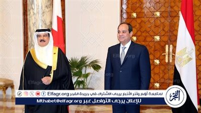 شاهد.. الرئيس السيسي يودع عاهل البحرين بمطار القاهرة الدولي في ختام زيارته لمصر