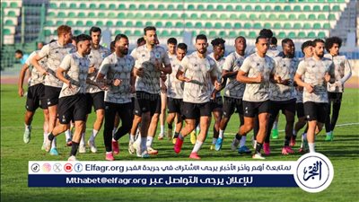 تدريبات بدنية قوية للاعبي المصري استعدادًا لمواجهة فاركو