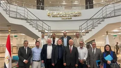 جامعة بنها الأهلية تستقبل وفدا من جامعة أبردين البريطانية