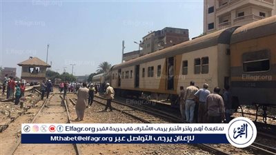 قطار ينهي حياة طالب أزهري بمزلقان الواسطى في بني سويف