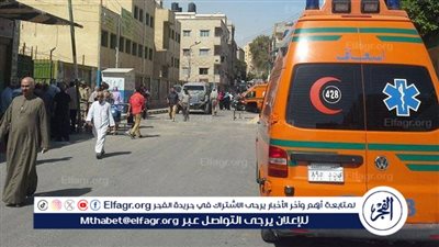 إصابة شخصين نتيجة انقلاب موتوسيكل بالعياط