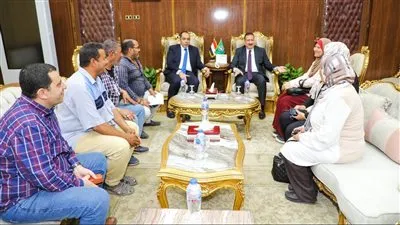 محافظ المنوفية يناقش الموقف التنفيذي لاستكمال سوق إسكاروس الجديد