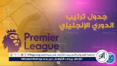 ترتيب الدوري الإنجليزي قبل انطلاق مباريات اليوم الأحد 18-8-2024