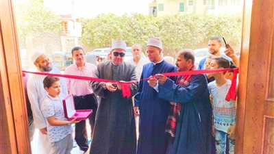 افتتاح مسجد عمر بن الخطاب بالقناطر الخيرية