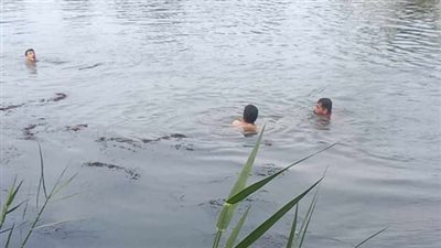 مصرع شاب غرقا في بحر شبين بالمنوفية