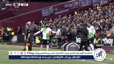 عاجل.. مشادة قوية بين محمد صلاح ويورجن كلوب في مباراة وست هام 