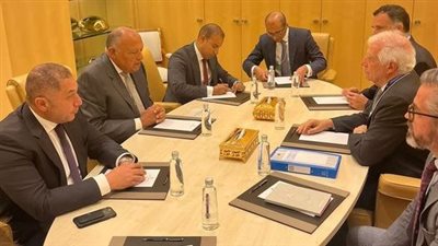 عاجل| وزير الخارجية يبحث مع منسق السياسة الخارجية الأوروبي مستجدات الأوضاع في غزة