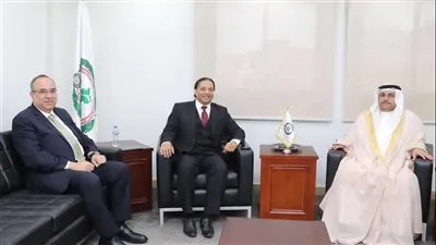 رئيس البرلمان العربي استقبل مدير عام المنظمة العربية للبحث العلمي