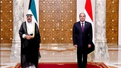 بيان رئاسي مشترك بمناسبة زيارة أمير الكويت إلى مصر (تفاصيل)