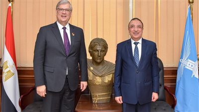 محافظ الإسكندرية يستقبل سفير هولندا لبحث سبل التعاون المشترك بين الجانبين