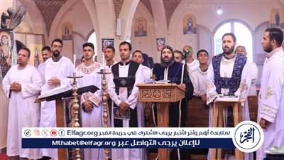 المئات من الأقباط يؤدون صلوات الجمعة العظيمة بدير القديس الأنبا متاؤس الفاخوري بالأقصر