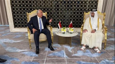 وزير الزراعة يبحث مع وزير البلدية القطري التعاون في المجال الزراعي