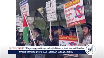 شاهد| نشطاء يهود يهتفون ضد إسرائيل خلال مظاهرة بنيويورك 