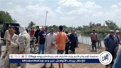 مصرع عامل غرقا بترعة القاصد بالمنوفية
