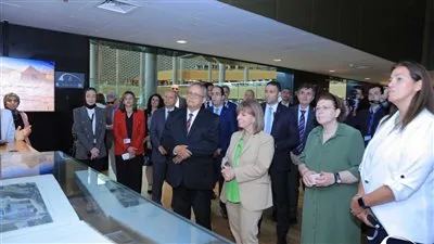 رئيسة جمهورية اليونان في زيارة لمكتبة الإسكندرية