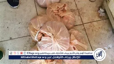 ضبط 32 كيلو دجاج ولحوم متبل فاسد وغير صالح للاستهلاك الآدمي بالفيوم (صور) 