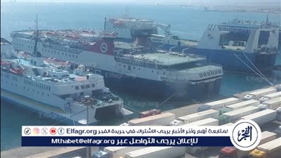 تداول 11 ألف طن و660 شاحنة بموانئ البحر الأحمر وصول 470 سيارة لميناء بورتوفيق