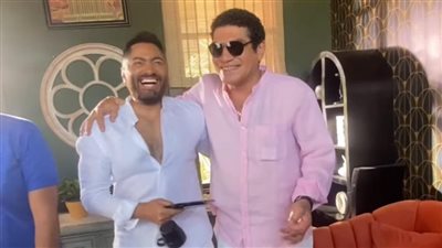 تامر حسني يدبر مقلب في باسم سمرة: 