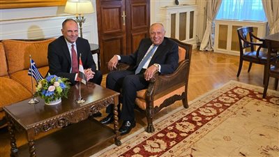 عاجل| الخارجية تكشف تفاصيل مباحثات شكري ونظيره اليوناني