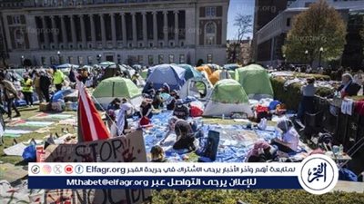 متظاهرون مؤيدون لفلسطين في جامعة دريكسيل الأمريكية يتجاهلون مطالب بتفكيك مخيمهم