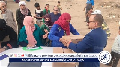 توزيع مواد غذائية و1000 دجاجة على الأُسر الأَولى بالرعاية بالإسماعيلية