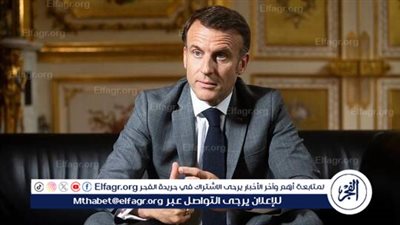 ماكرون يبحث مع وزراء خارجية 4 دول عربية الوضع في غزة