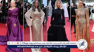هيلين ميرين تحتفل بعرض فيلمها الجديد بمهرجان كان السينمائي 