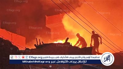 السيطرة على حريق هائل فى منزل بسمادون بالمنوفية
