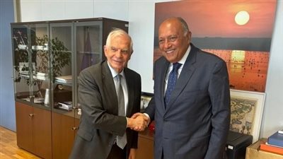 وزير الخارجية للاتحاد الأوروبي: نعول على دوركم الهام لحل الأزمة الإنسانية بغزة