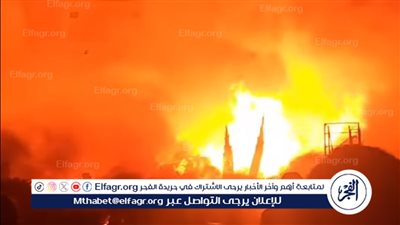 الحماية المدنية تخمد حريق هائل داخل مبنى بمنشأة القناطر