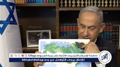 مكتب نتنياهو يعتذر عن استخدامه خارطة 