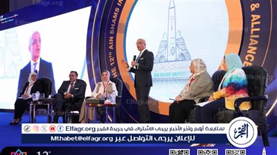 جلسة لشراكات القطاع الطبى بالمؤتمر الثانى عشر بجامعة عين شمس 