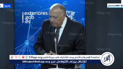 سامح شكري: نتعاون مع إسبانيا لمنع الهجرة غير الشرعية