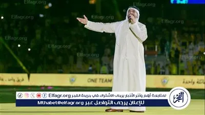 حسين الجسمي يحتفل ويبهج الجماهير بثنائية نادي الوصل الإماراتي 