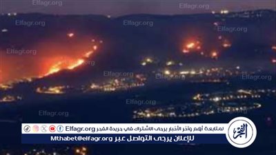 حرائق الغابات تشتعل في شمال إسرائيل جراء صواريخ حزب الله