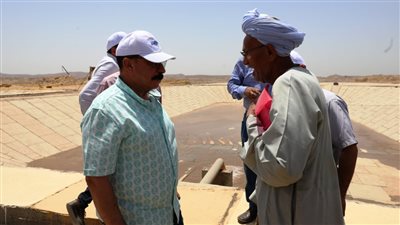 محافظ أسوان يعطي إشارة البدء للتشغيل التجريبى لأكبر مشروع للصرف الصحي المتكامل بتكلفة 2 مليار جنيه