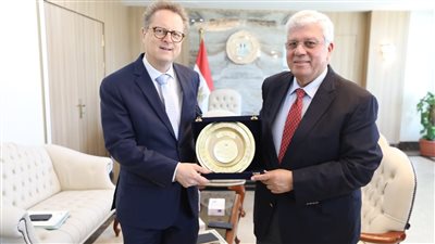 وزير التعليم العالي يستقبل سفير ألمانيا لبحث التعاون المُشترك