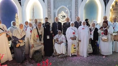 بعثة الحج بوزارة الداخلية تستقبل آخر فوج من ضيوف الرحمن بالمدينة المنورة| صور