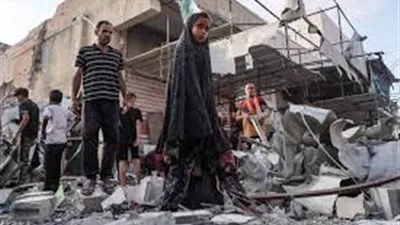 دمار واسع في مخيم النصيرات بعد عملية إسرائيلية لاستعادة أسرى