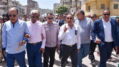 إطلاق إشارة بدء تنفيذ مشروع رصف وتطوير شارع الترعة المردومة