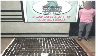 ضبط عنصر إجرامى بالغربية وبحوزته 24 كجم لمخدر الحشيش