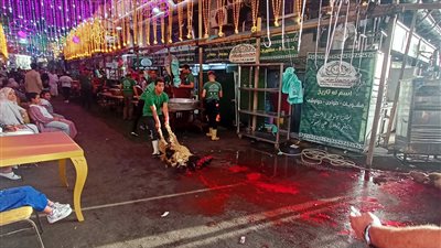 المواطنون يتوجهون لذبح أضحياتهم عقب أداء صلاة العيد في الإسكندرية 