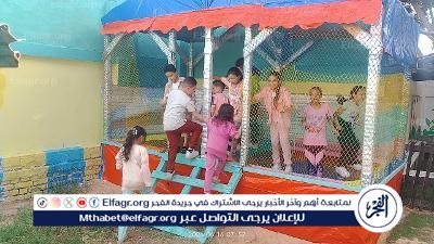  حديقة الطفل بالمطرية تستقبل الأهالي أول أيام العيد بعد تطويرها 