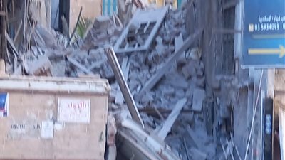 انهيار عقار بوسط الإسكندرية دون إصابات في ثاني أيام عيد الأضحى