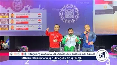 وزير الرياضة يهنئ المنياوى بفضية العالم لرفع الأثقال البارالمبي