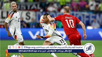 تدخل جوي.. حدث غريب على سقف ملعب ألمانيا والدنمارك
