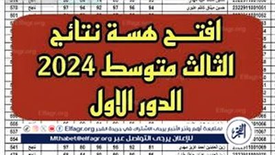 استخراج هسة.. رابط نتائج الثالث متوسط 2024 دور أول في العراق 
