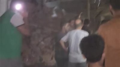  انهيار منزل في حي قبلي بشبين الكوم بالمنوفية