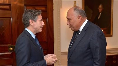 بلينكن يشيد بدور شكري بتعزيز الشراكة بين البلدين لمواجهة التحديات الإقليمية والعالمية 